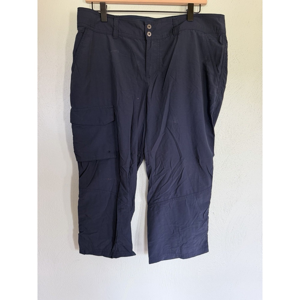 Columbia PFG Omni Shade women's lightweight cargo capris pants SZ 12